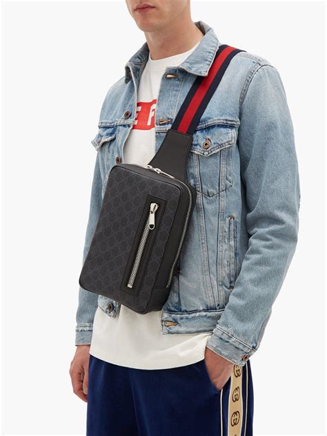 gucci sling bags men|crossbody bags for men gucci.